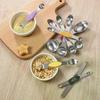 8Pcs Measuring Spoons Magnetic Measuring Spoons Dual Sided Stainless Steel Measuring Spoon Stackable Nesting Tablespoon Teaspoon