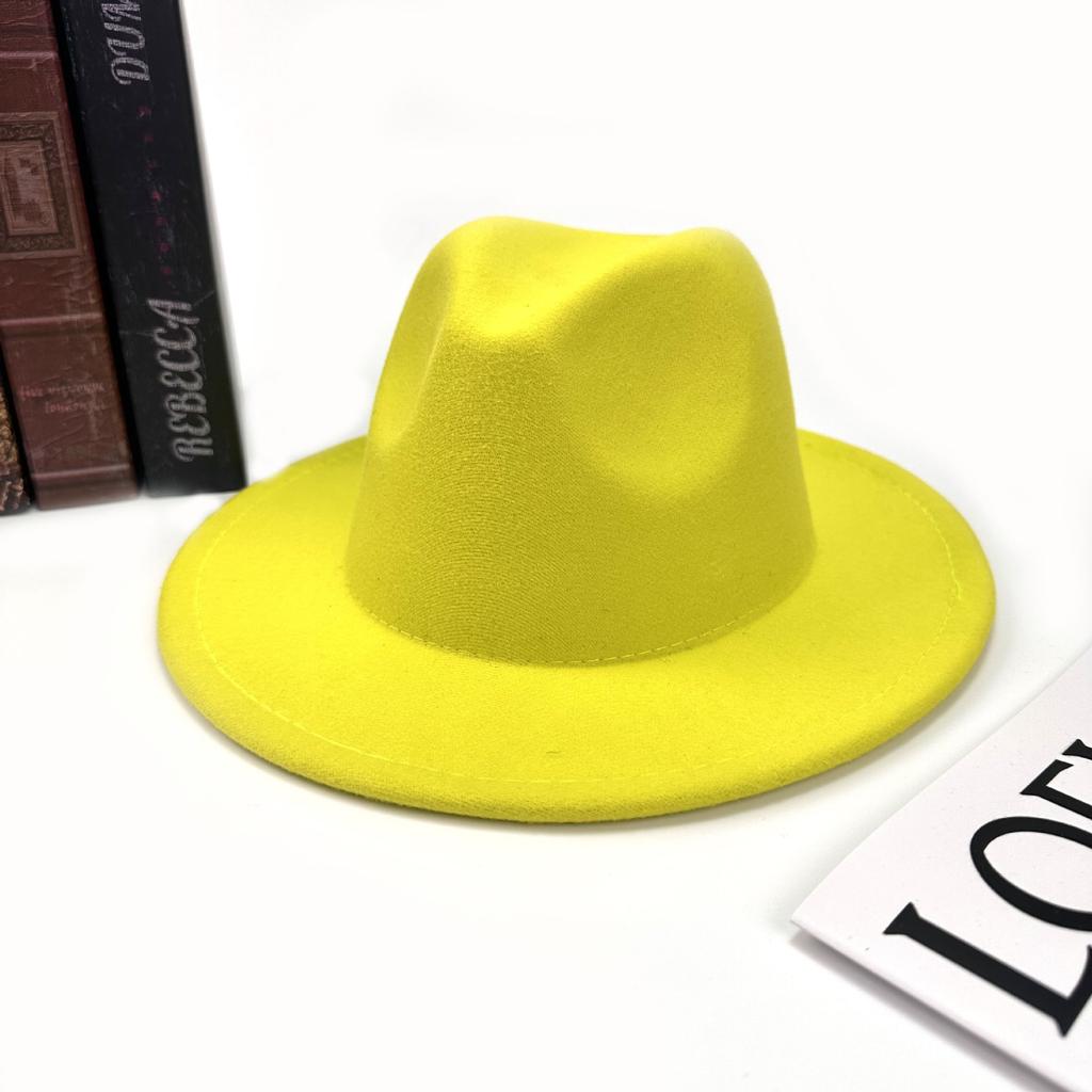 Digital Pass New Top Hat Spring And Autumn New Jazz Hat European And American Big Eave Hat Fashion Felt Hat Trend
