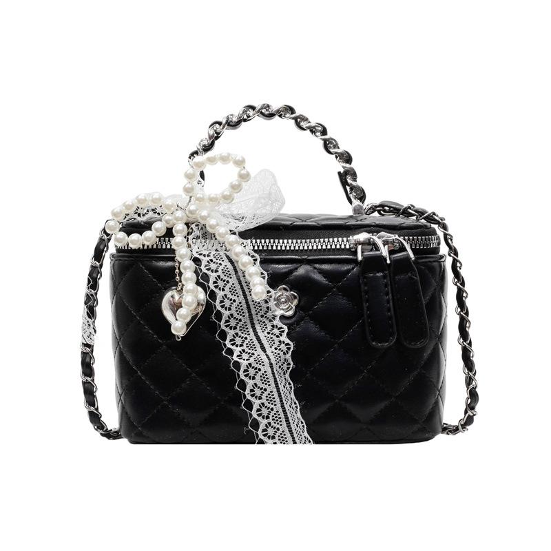This Year, Xiaoxiangfeng Is Popular, Light Luxury, High-end Texture, Portable Box Bag, Women's Versatile Commuting, Foreign Style, Korean Messenger Ba