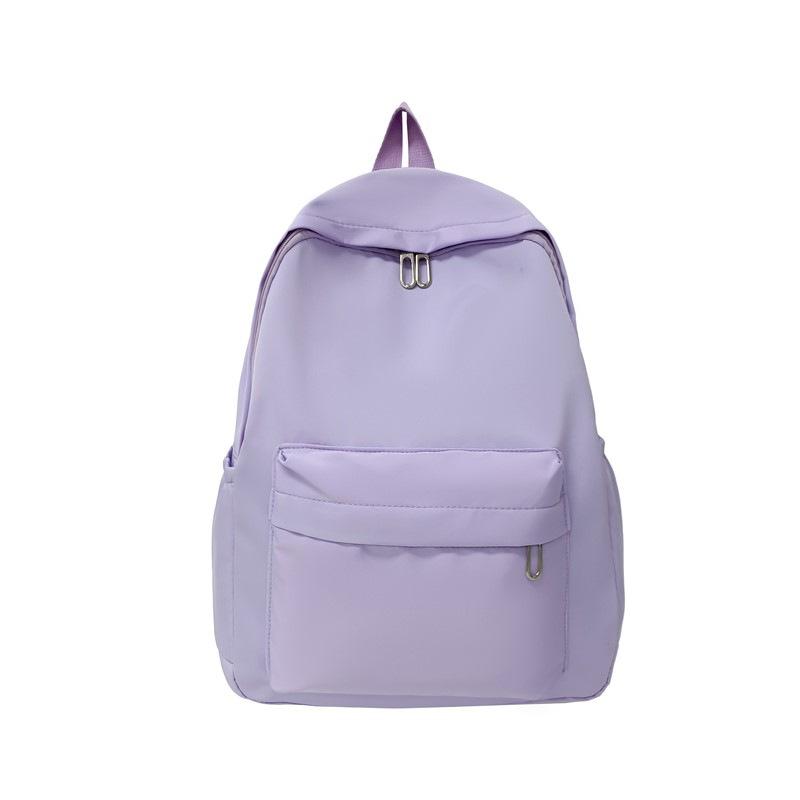 Schoolbag New Casual Large Capacity Backpack Fashion Student Lightweight Reduce Burden School Bag Simple Travel Backpack