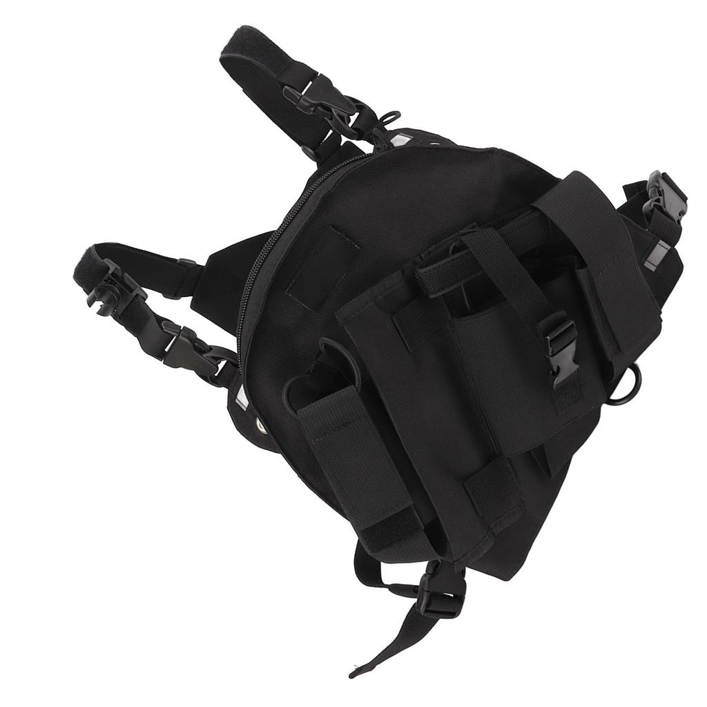 Radio Chest Harness Large Store Space Oxford Cloth Adjustable Chest Bag Universal for 2 Way Radio