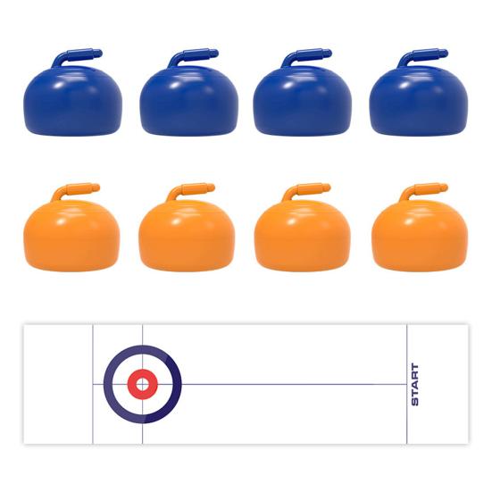 

Детская настольная игра «Керлинг» со складным ковриком, 8/16 шайб, обучающая игра для малышей с плавающими камнями, 2 игрока, семейная интерактивная игрушка для хоккея A