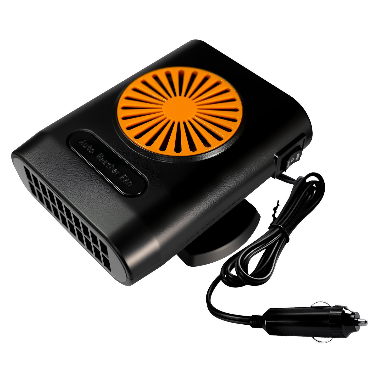 

Car Fan Heater 12v Cigarette Lighter 200w Windshield Defroster For Automobile Interior Evenly Electric Windshield Defroster оранжевый
