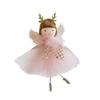 Mesh Xmas Tree Pendant Doll Girl Hanging Pendant Christmas Tree Decor  Wall Hanging
