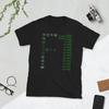 F1 Formel 1 Geschichte Lenkräder und Autos nach Jahr Kurzarm Unisex T-Shirt