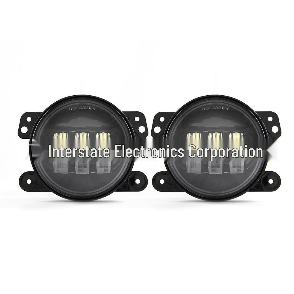 Compatible 30W 4-Inch LED Fog Lights for JEE Wrangler Front Bumper