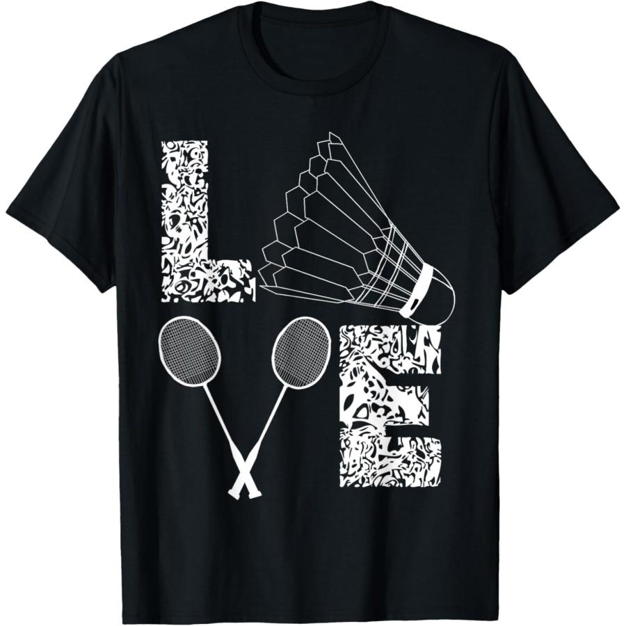 Badminton Player Badminton Lover Shuttlecock T-Shirt(1) XXXXXL чёрный