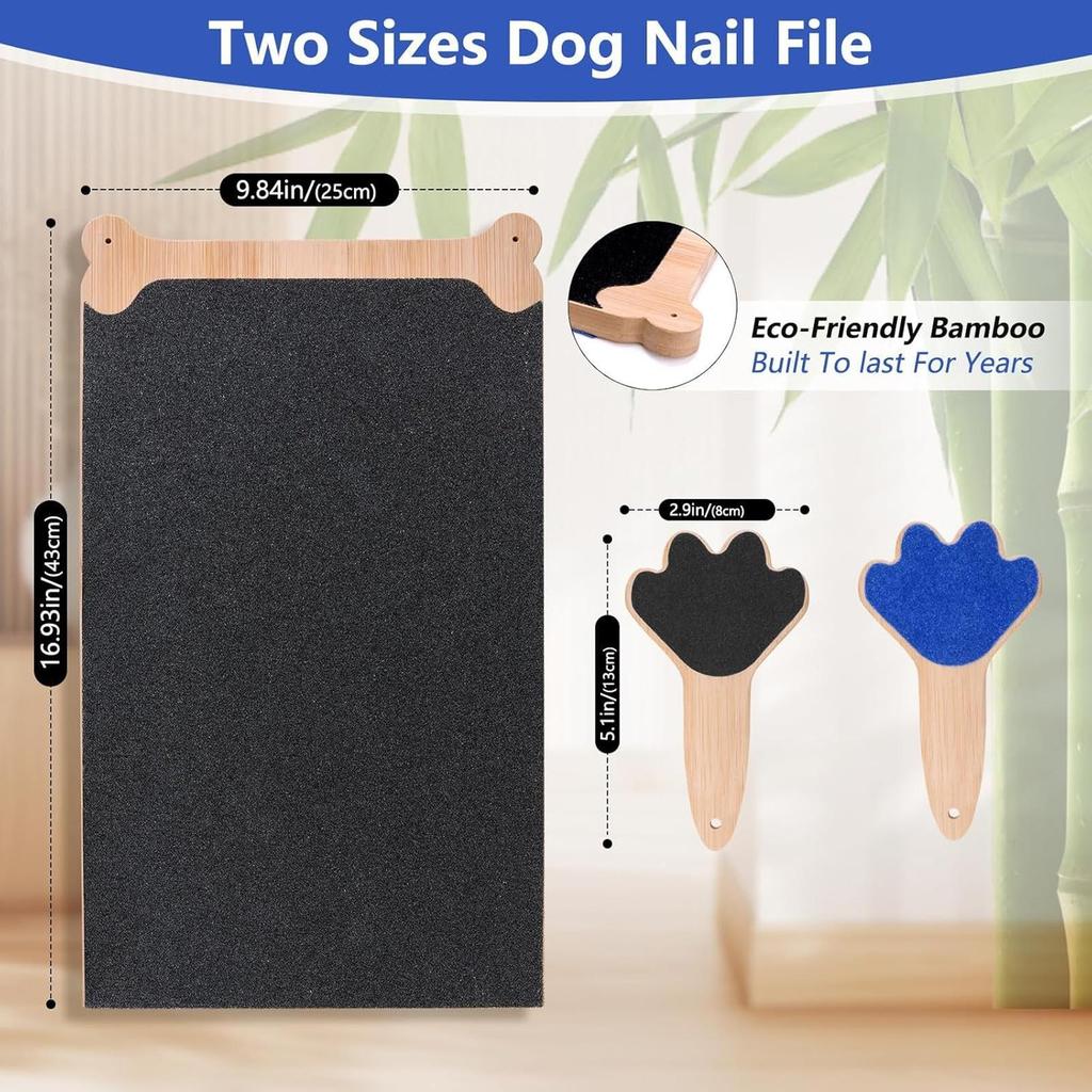 Hund doppelseitiges Nagelpflege-Werkzeug Holz-Hunde-Nagelkratzbrett Interaktives Welpen-Kratzbrett Hunde-Krallen-Schneidebrett