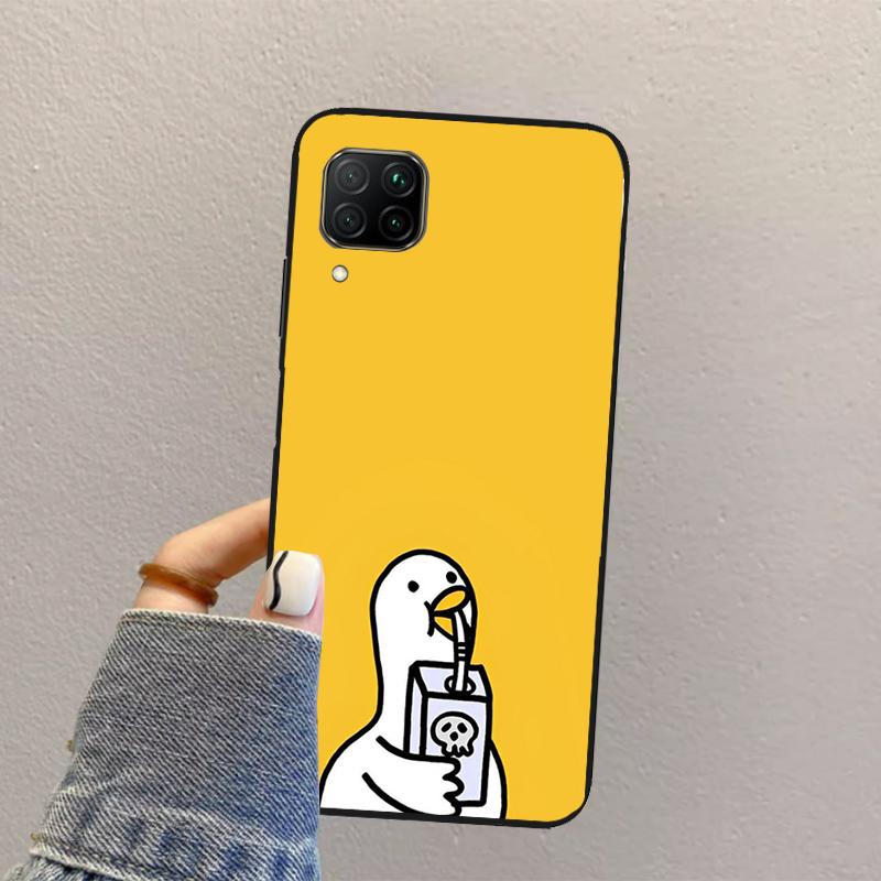 

Cartoon Duck Knife For Huawei Nova 10 9 SE 8i 11i 12i 12s Y60 Y61 Y70 Y90 Y72 Y73 Y91 P60 Pro P40 P30 Lite Case Huawei Nova 11i
