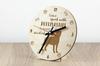Bullmastiff - clock with dog, wooden clock with engraving, personalised clock by Art-Dog