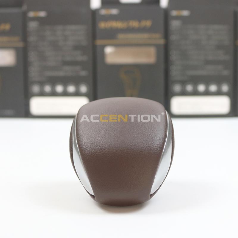 Brown Leather Gear Shift Knob For Lexus LS 2017 2018     LS350 LS500 Car Accessory