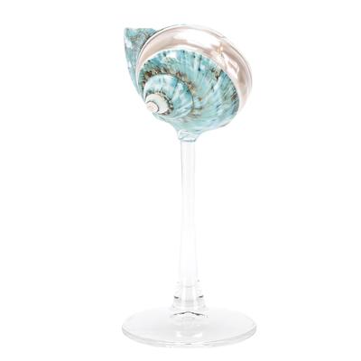 Verre à Vin Unique   Poli   Verre à Pied pour Boissons Froides Ornement de Bureau