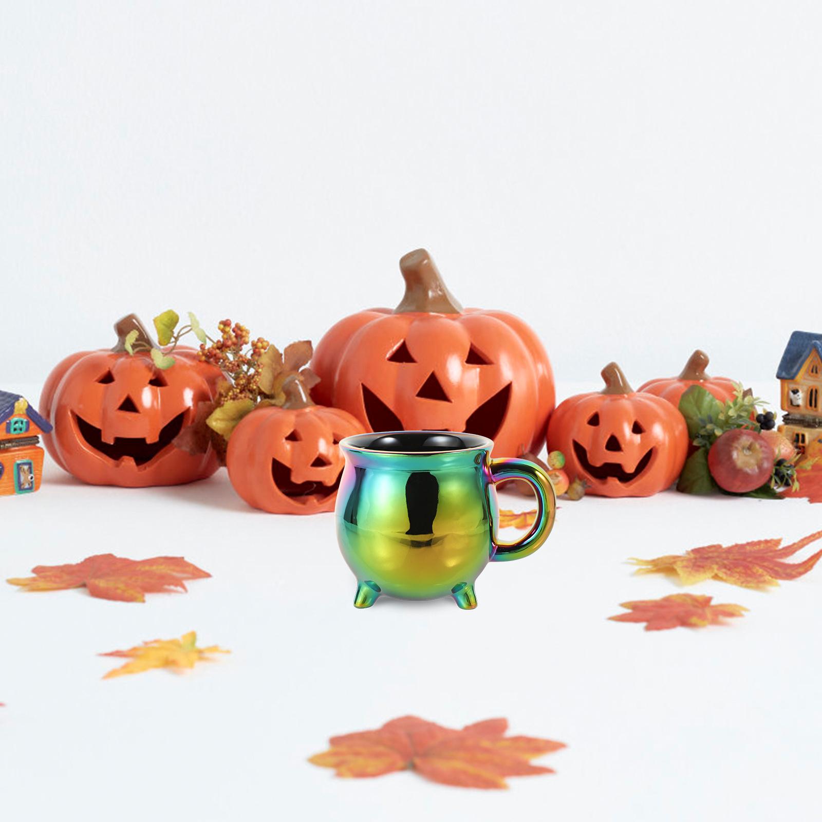 

Cauldron Mug Halloween Unique Ceramic Coffee Cup for Tea Drinks Gift Home Office Cauldron Mug Decorative Drinking Cup other