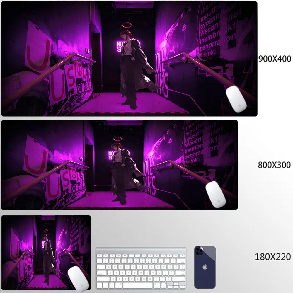 Xxl Chainsaw Man Reze Makima Mouse Pad Anime Gamer Gaming Pc Accessories Mouse Pad Large Keyboard Computer Hd Printing Desk Mat