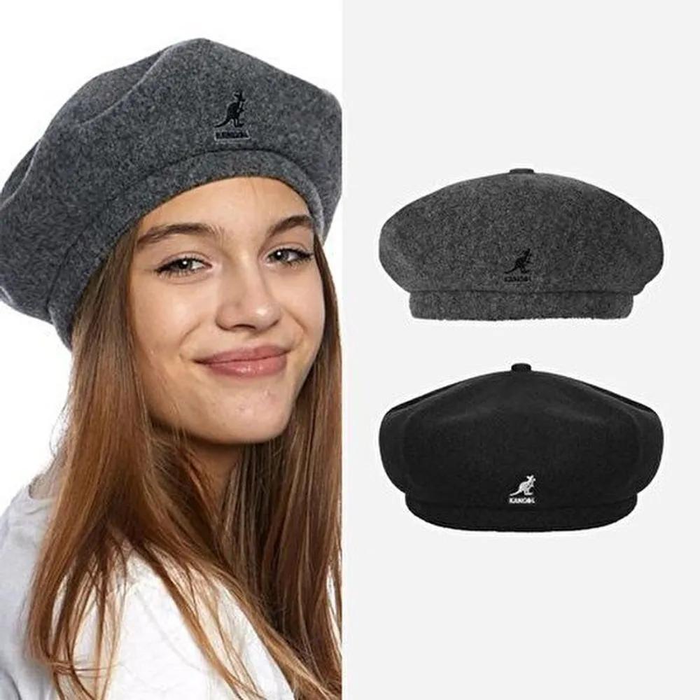[KANGOL] KANGOL Wool Jex Beret K3107ST BLACK/L