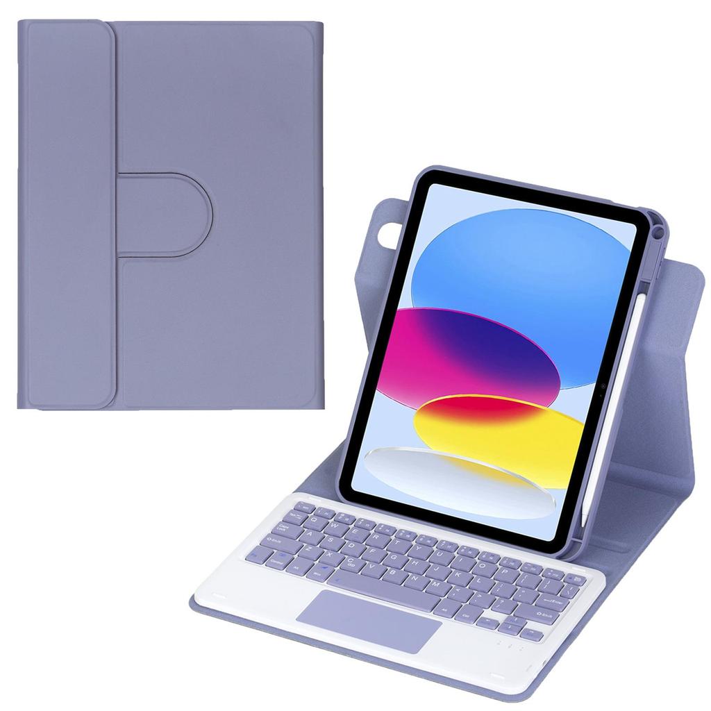 iPad 11 A16 Tablet 360° Rotating Protective Case with Magic Keyboard and Gradient Backlit Keyboard