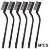 6pcs Mini Small Wire Stainless Steel Cleaning Brushes Set for Rust Removal Steel Parts Cleaning Machinery Paint Stain Removal To