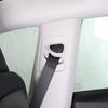 For Tesla Model 3 For Tesla Model Y 2017-2022 Real Carbon Fiber Car Roof Safety Belts Buttons Cover Trim Sticker Car