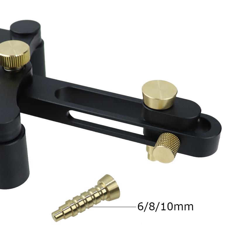 Woodworking 3-in-1 Hole Puncher & Vertical Positioner for Dowel and Tenon Woodwork