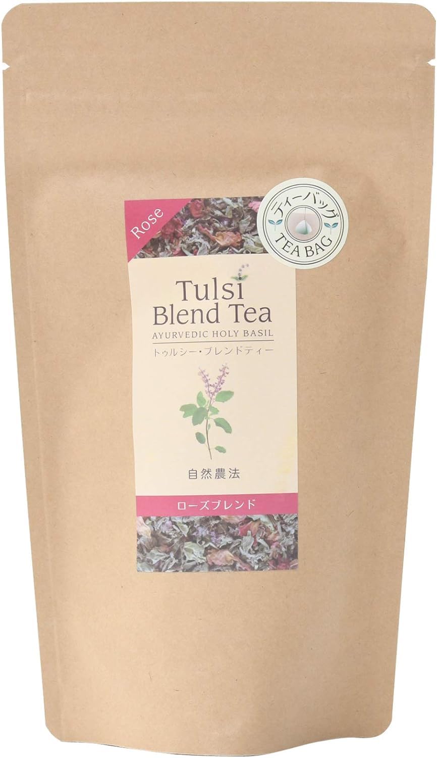 

Uchiumi Herb Garden Natural Farming Tulsi Blend Tea Tulsi Blend Tea Rose Blend x 24 шт. x 3 [Чайный пакетик] 1,2 г