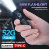 Mini Flashlight High Power Rechargeable LED Flashlight Waterpoof 16340 Battery Torch 3000LM  Tactical Lantern Multi Functional Zoom Mini Flashlight
