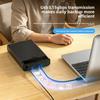 3.5-inch Hard Drive Enclosure USB 3.1 Mechanical SATA 5Gbps Type-C Port ABS Plastic HDD Case for Computer Laptop Data Transfer