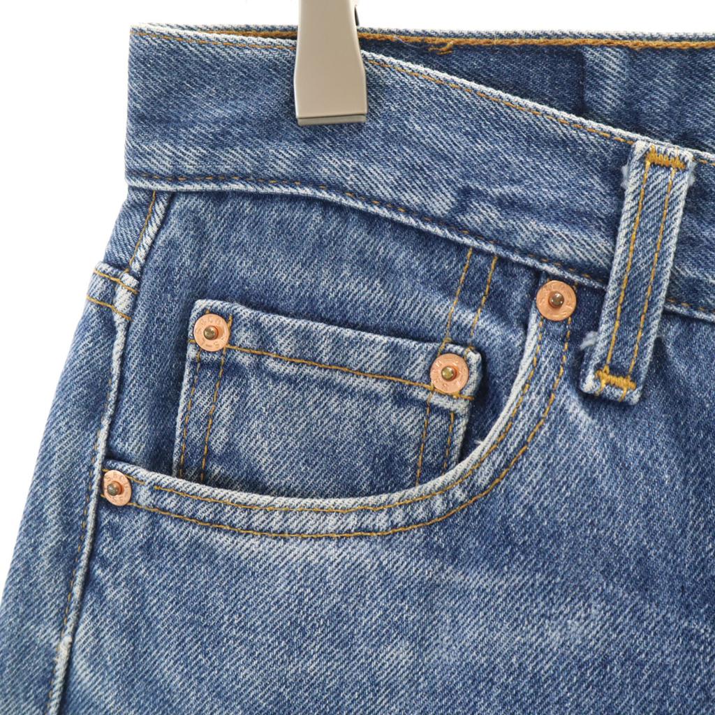 Levi's 90s 501 USA made old Straight denim pants W31 Wash blue jeans Men's Used