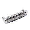 Guitar Bridge Replacement Zinc Alloy Top Load Adjustable Saddle Tremolo Bridge for Jazzmaster 6 String Guitars