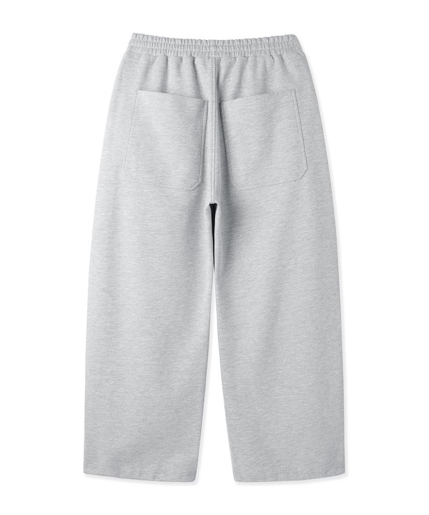 OHY Stitched Wide Volume Sweatpants - Melange