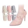2 Pezzi/4 Pezzi Cinghie per Scarpe con Tacco Alto per Donne - Lacci Elastici Fissati Fibbia a Perla a Forma di U Decorazione per Scarpe Lacci