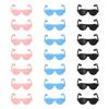PATIKIL 84 Pieces Mini Figure Cm Plastic Miniature Glasses Costume Eyewear for Figurine Making Cat Sunglasses, 3.2 Figures, Crafts, Supplies,
