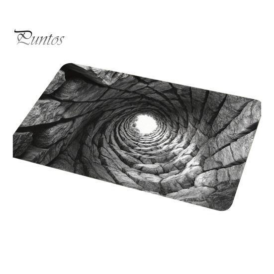 Home Style Floor Mat Anti-Skid Wear-Resistant Thick Material Rug Unique Daily Use Pattern Design Easy to Clean Durable Doormat Decor