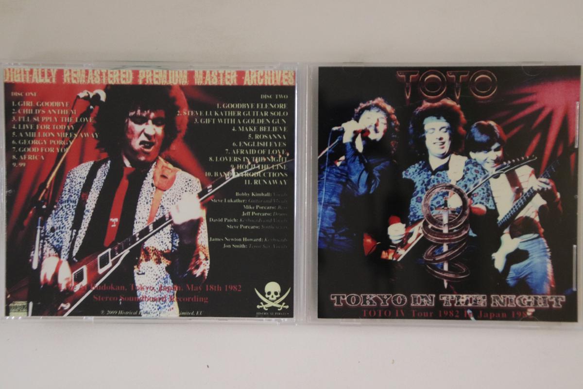 

CD TOTO - Live In Tokyo 5.18 1982 70163 HISTRICAL PIRAT Europe Rock Used