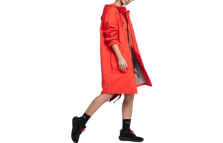 

Nike Coats Women s Light Red/Black Hooded Moderate AV8282-696 XL