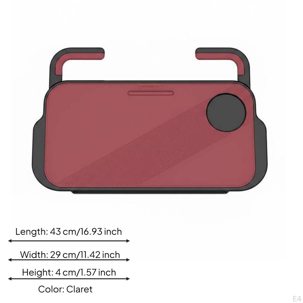 Steering Wheel Table Multi Functional Car Food Tray Portable Laptop for Commute, Road Trip,
