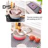 Silicone Sink Mat with Center Drain Heat-Resistant Flexible Non-Slip Design Easy To Clean Reusable Sink Protector Mat