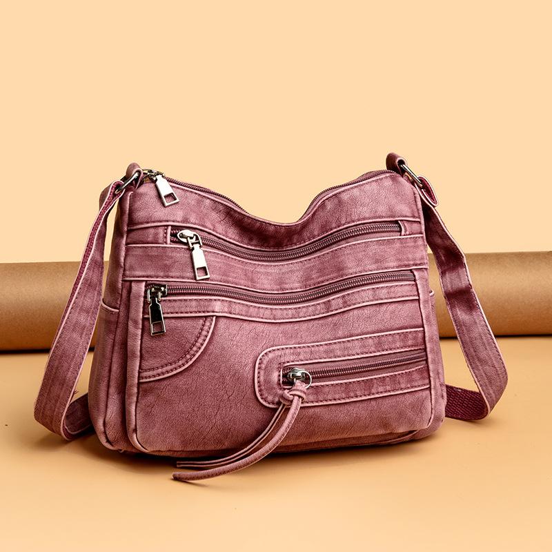 Mother Bag Women's Crossbody Bag Soft Leather Large Capacity Shoulder Bag