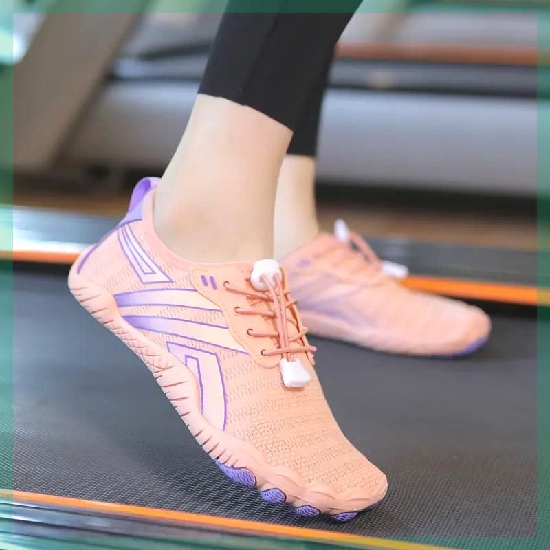 Indoor Fitness Shoes Treadmill Shoes Shock Absorption Yoga ******** Shoes ******** Soft-soled Sneakers 36