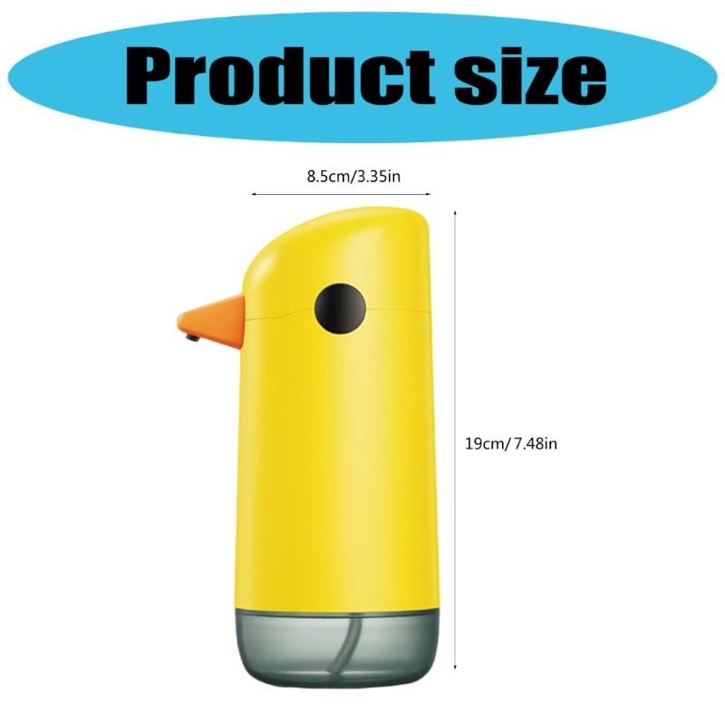 Soap Dispenser Quick Response Sensor Easy Installation Duck Shape Liquid Dispenser for Restaurants and Retail Stores