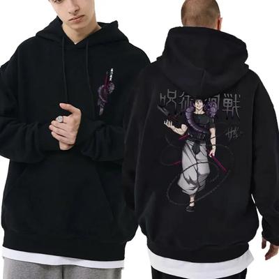 Japonské anime Jujutsu Kaisen Fushiguro Toji Grafická Mikina Unisex Móda Unisexga Streetwear Unisex Dámská Hip Hop Oversized mikina