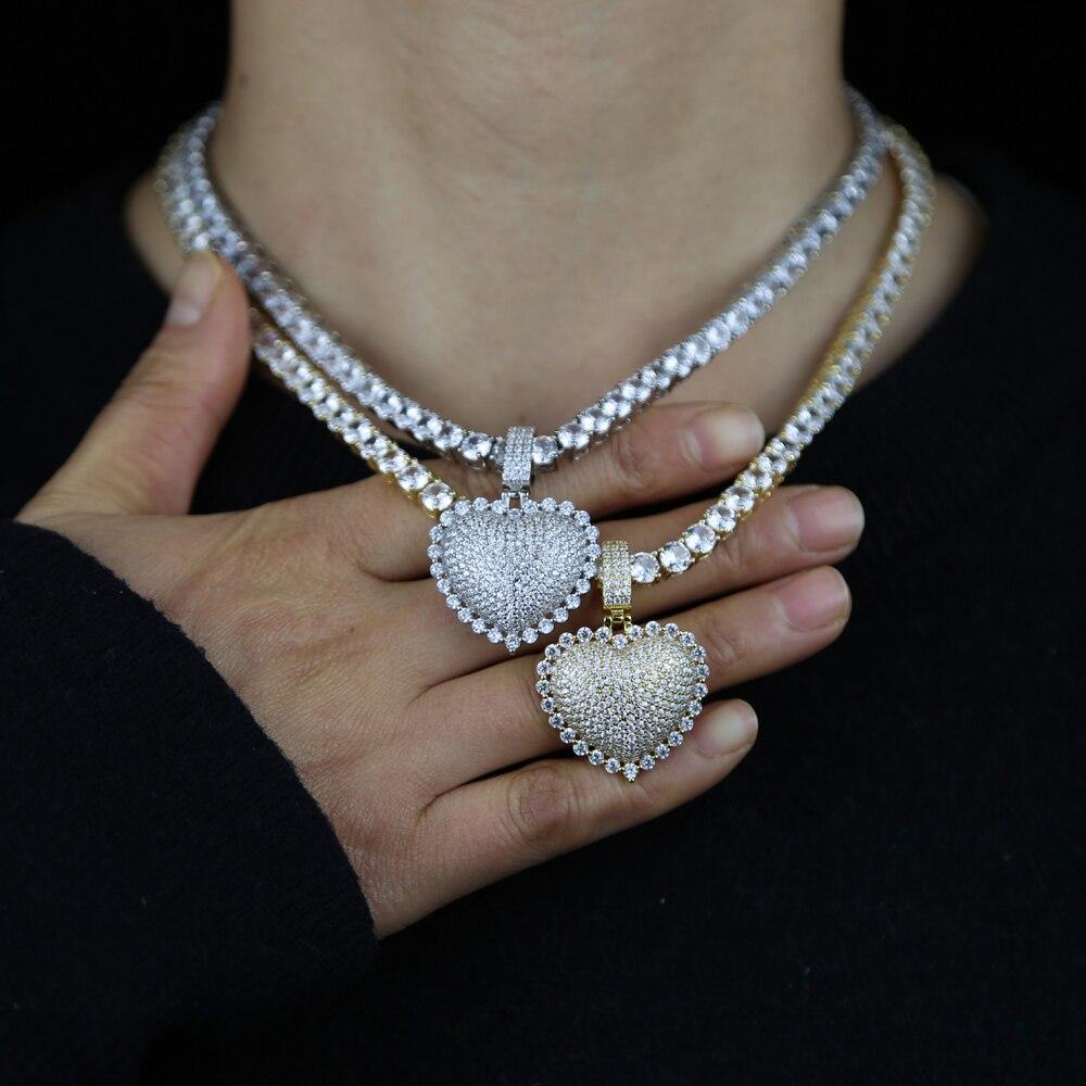 Buy 2021 New Silver Color Heart Pendant 
