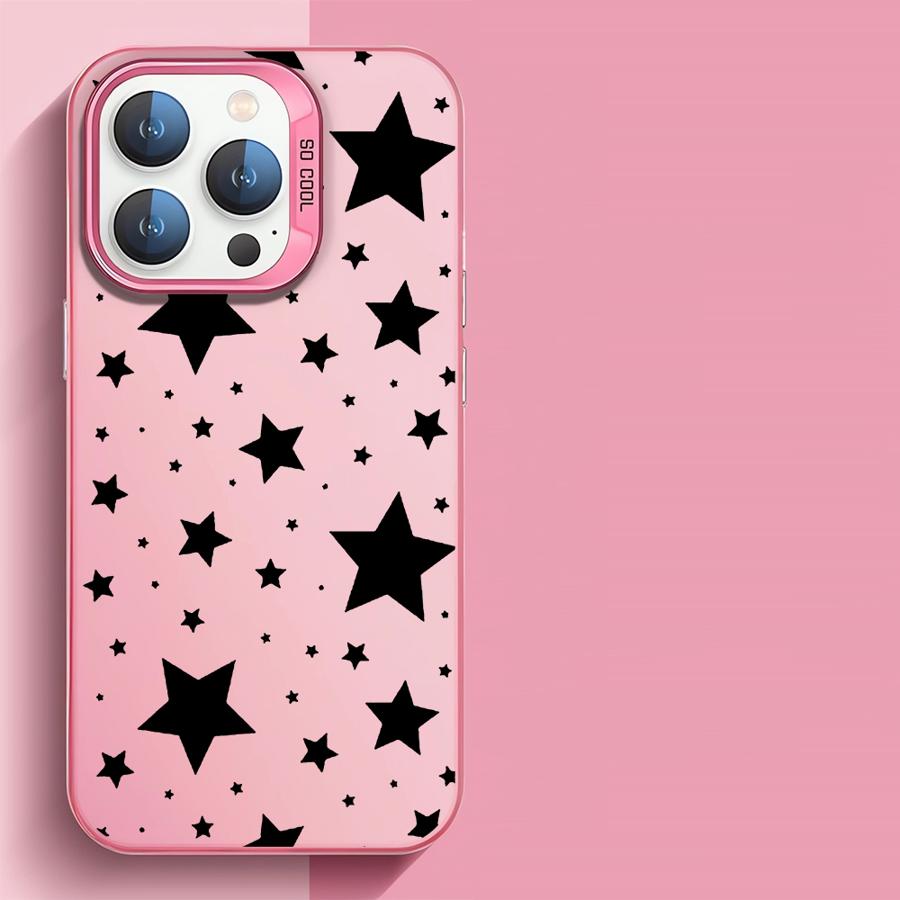 Five Pointed Star Phone Case for Realme 8i 8 4G 9i 10 4G 10 11 Pro 12 5G C15 C20 C21 C21Y C31 C33 C35 C53 C55 Capa Cover