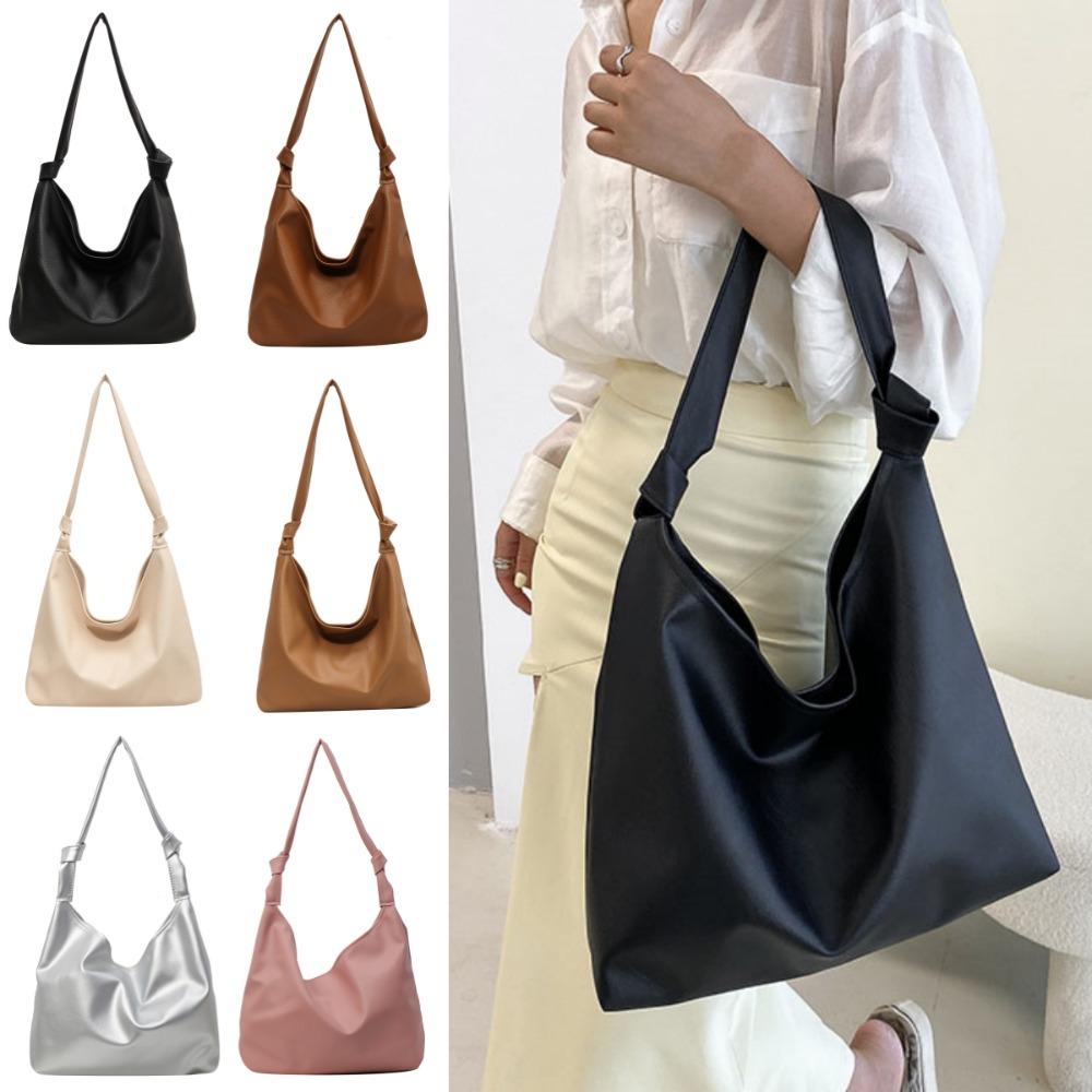 Large Capacity Hobo Bag Aesthetic Tote Bag Casual Underarm Bag  Outdoor