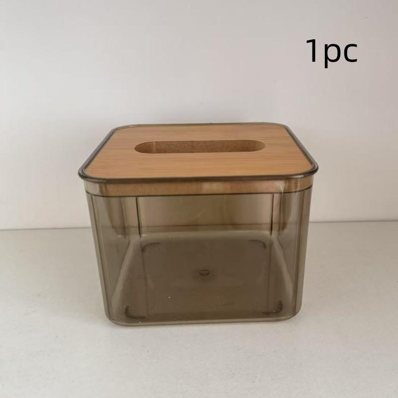 1Pc/Simple Tissue Box for Home Use, Living Room Desktop Tissue Box, Creative Light Luxury Storage Box