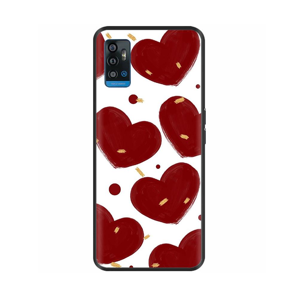 For ZTE Blade A51 Case BladeA71 Stylish Painted Silicone Soft Protector Back Cover For ZTE Blade A71 A7030 BladeA51 Phone Cases