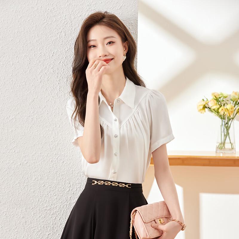 Women's Chiffon Short Sleeve Shirt