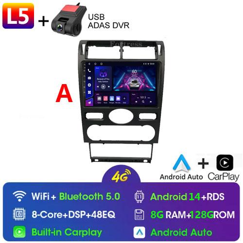 2din Android14 Car Radio Multimedia Carplay Auto GPS Navigation For Ford Mondeo Mondeo 3 2000 2001 2002 2003 2004 2005 2006-2007