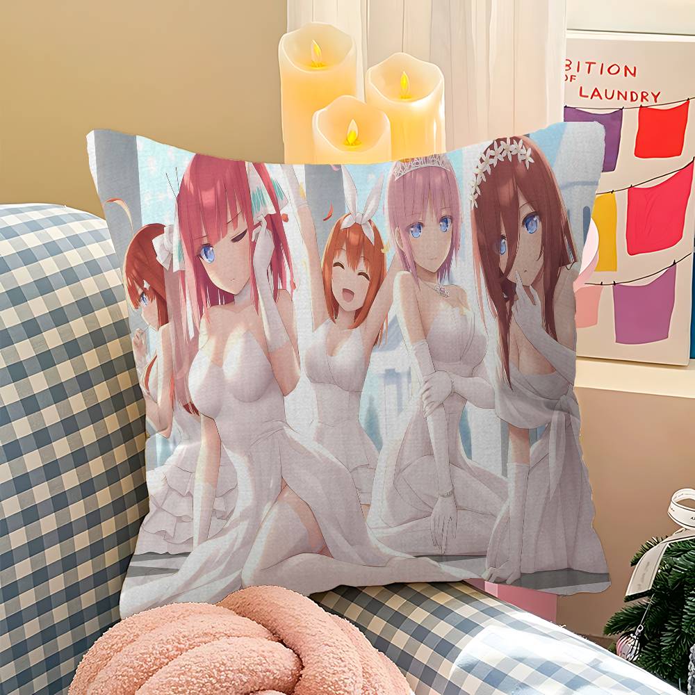 Anime The Q-Quintessential Q-Quintuplets Pillow Anime Pillow Sofa Bed Head Pillow Cover Cushion Cover 45X45 Cm Fashion