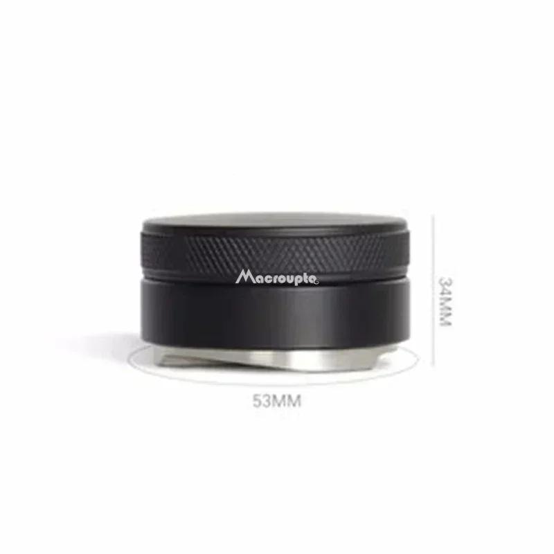 Coffee Distributor Espresso Distribution Tool/Leveler 3 Angled Slopes Adjustable Palm Tamper Fits 51/53/58mm Portafilter