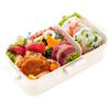 Skater (Skater) 530ml Bento Box, Single Tier, Made in Japan, Leak-Resistant, 4-Point Lock, Dishwasher and Microwave Safe, Pingu (PFLB6AG-A)